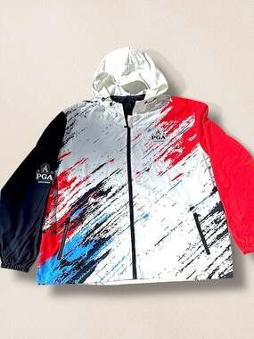 2026 PGA Championship Aronimink Graphic Hooded Windbreaker Size 5XL